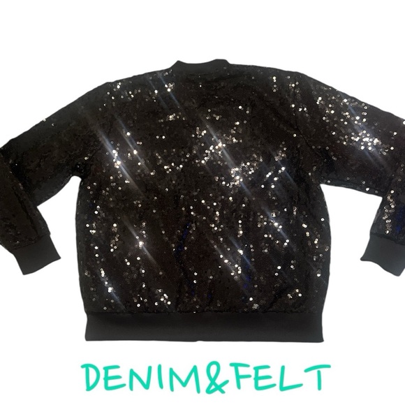 Tipsy Elves BLACK SEQUIN HIGH WAISTED LEGGINGS | NEW/NWOT!!🖤 - Picture 2 of 11